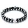 Bratara Hematite Beads Pearl din pietre semipretioase DRGB0069 DarGen