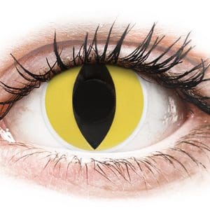 Lentile de contact colorate ColourVUE Crazy Lens – Cat Eye – fără dioptrie (2 lentile)