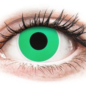 Lentile de contact colorate ColourVUE Crazy Lens – Emerald (Green) – fără dioptrie (2 lentile)