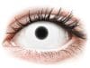 Lentile de contact colorate ColourVUE Crazy Glow White – fără dioptrie (2 lentile)