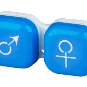 Accesorii Suport pentru lentile man&woman – albastru