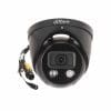 Camera supraveghere exterior IP cu iluminare duala Dahua WizSense IPC-HDW3849H-AS-PV-0280B-S4-BLACK 8 MP 2.8 mm, IR / lumina alba 30 m, microfon, slot card, PoE, negru
