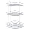 Coltar baie cromat , trei etaje , dimensiune 24x24x47cm