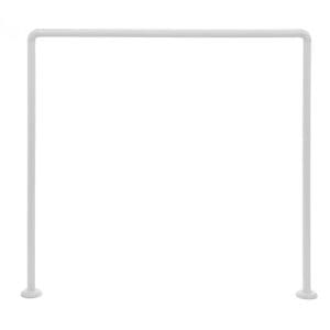 Bara perdea baie colt montabila , 90x90x90cm sau 90×180 cm , alba