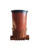 Kit Camin Canalizare pentru inspectie DN315, coloana inaltare 1m, baza 1 intrare si 1 iesire dn110, capac pp 1.5t