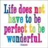 Magnet – Life Does Not Have to Be Perfect | Quotable Cards