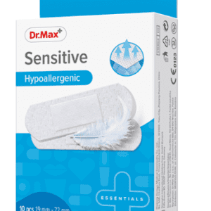 Dr.Max Plasturi Sensitive, 10 bucati x 19x72mm & 10 bucati x 25x72mm