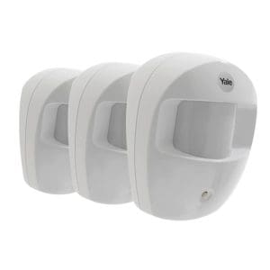 Set 3 senzori de miscare PIR-SR YALE 60-A100-3PIR-SR-5011, 868 MHz, WiFi