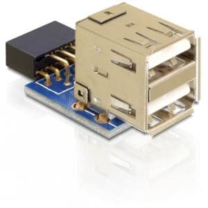 Adaptor intern 2 porturi USB 2.0, Delock 41825