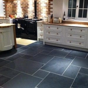 Ardezie Nero Natur French Pattern Set, 1 cm