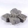 Piatra Cubica Granit Gri Sare si Piper Natur, 10 x 10 x 5 cm