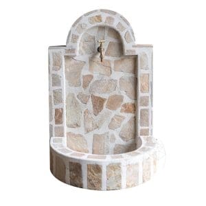 Cismea mica – placata cu piatra poligonala Rhodos, 80 x 55 cm, 70 kg