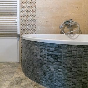 Mozaic Marmura King Blue Polisata, 4.8 x 1.5 cm