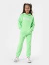 Pantaloni jogger de molton pentru fete