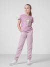 Pantaloni jogger de molton pentru fete