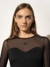 Crop top cu mânecă lungă pentru femei 4F x AL