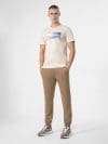 Pantaloni jogger de molton pentru bărbați
