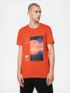 Tricou regular cu imprimeu pentru bărbați