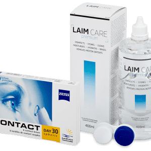 Pachet Carl Zeiss Contact Day 30 Spheric (6 lentile) + soluție Laim-Care 400 ml