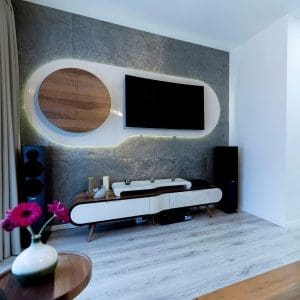 Ardezie Flexibila SKIN – Silver Shine, 122 x 61 cm