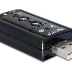 Placa de sunet USB, 7.1, Delock 61645