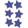 Set forme antiderapante pentru baie, 6 stelute, albastru
