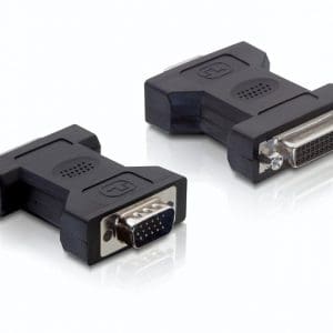 Adaptor DVI-I Dual Link 24+5pini la VGA M-T, Delock 65017