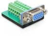 Adaptor VGA mama la bloc terminal 16 pini, Delock 65170
