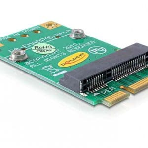 Adaptor Mini PCI Express half-size la full-size, Delock 65229