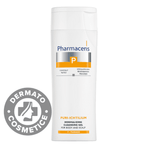 Gel de spalare pentru corp si scalp Puri-Ichtilium P, 250ml, Pharmaceris