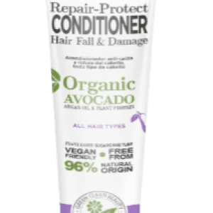 Balsam reparator contra caderii parului cu Niacinamida si Avocado Organic, 225ml, The conscious