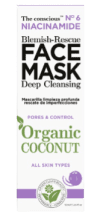Masca reparatoare pentru fata cu Niacinamida si Cocos, 50ml, The conscious