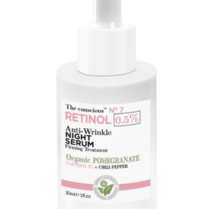 Ser anti-rid pentru noapte cu Retinol, 30ml, The conscious