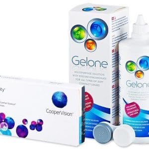 Pachet Biofinity (6 lentile) + soluție Gelone 360 ml