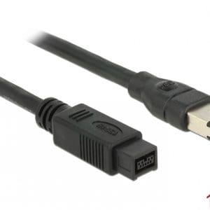 Cablu FireWire 9 pini la 6 pini 1m, Delock 82595