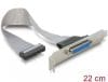 Bracket la 1 x Paralel DB25, Delock 84300