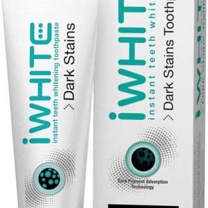 iWhite Pasta de dinti Whitening Dark Stains pete inchise la culoare, 75ml