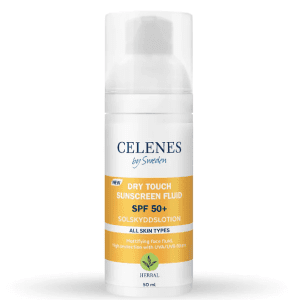 Fluid protectie solara Dry Touch Herbal cu SPF 50+, 50ml, Celenes