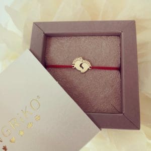 Bratara Ingriko Talpi Bebe-Aur galben 14K