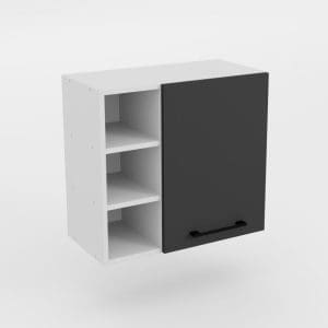 Corp Superior 600 cu polite Bucatarie Mina Gri Antracit