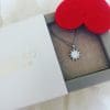 Lantisor Soare sidef, din Argint 925 rodiat