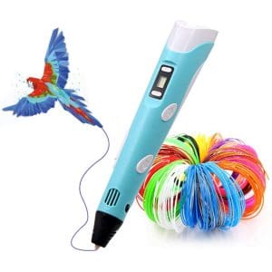 Creion 3D NYTRO pentru desenat, Ideal pentru Copii, Afisaj si Filamente Multicolore
