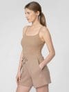 Top slim striat pentru femei