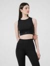 Top de antrenament crop top cu uscare rapidă pentru femei