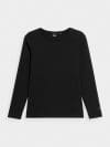 Tricou slim neted cu mânecă lungă pentru femei