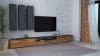 Living Haga V7, Antracit/Stejar Wotan, L 360 cm