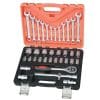 Trusa 37 piese chei si tubulare 1/2″