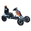 HomCom Go-Kart cu Pedale pentru Copii in Otel,Oranj si Negru| Aosom RO
