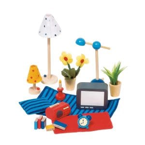 Accesorii pentru camera de zi și dormitorul păpușii