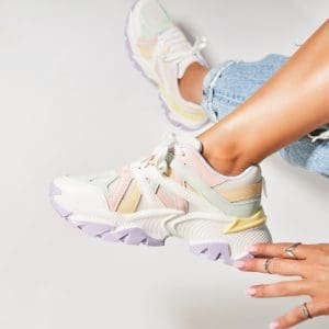 Adidasi Dama Color din Piele Ecologica Kalani